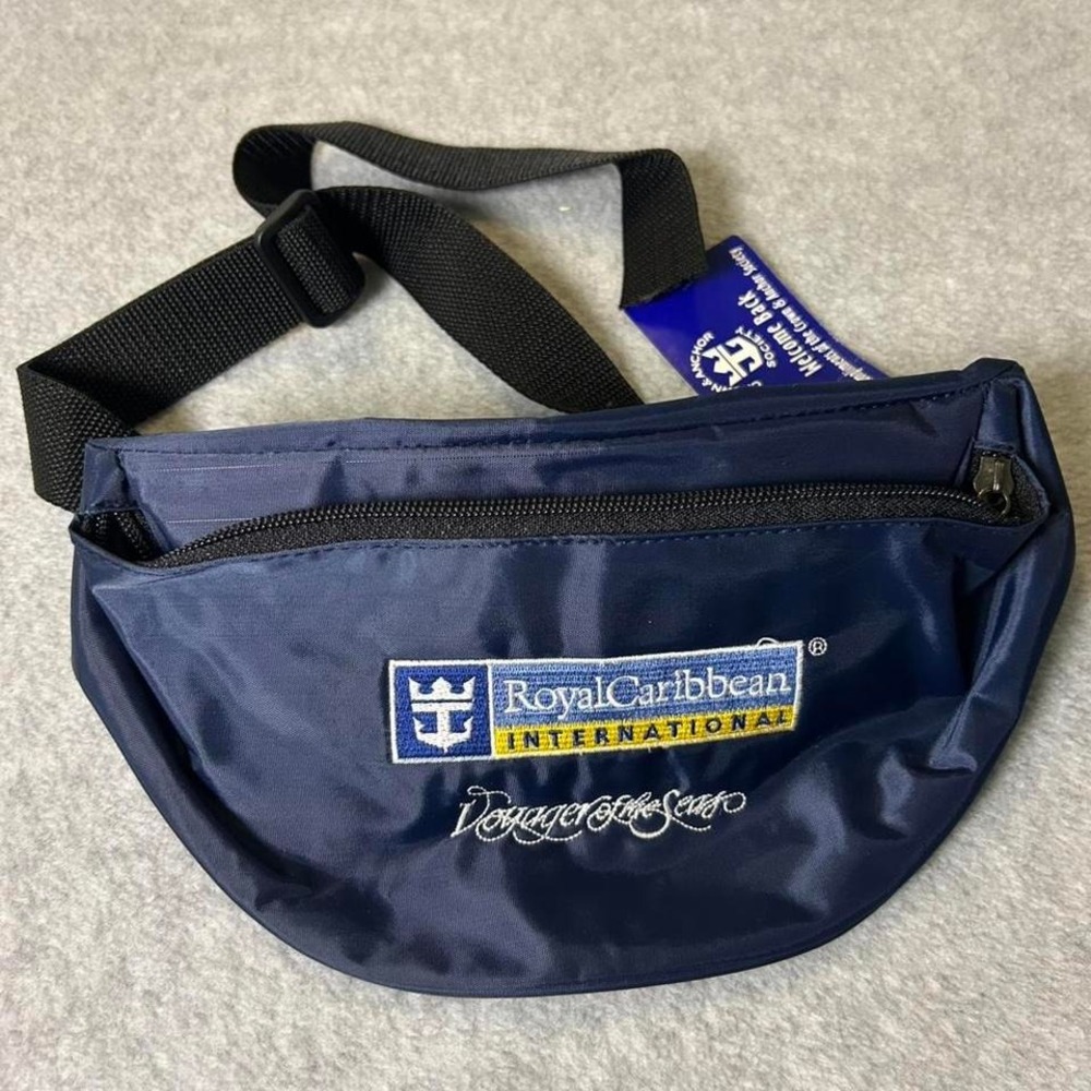 Royal‎ Caribbean Voyager of the Seas Fanny Pack Navy Blue Waist Bag NWT